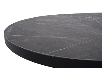 Кухонный стол раскладной AERO 120х120х76см керамика/сталь Pietra Grey