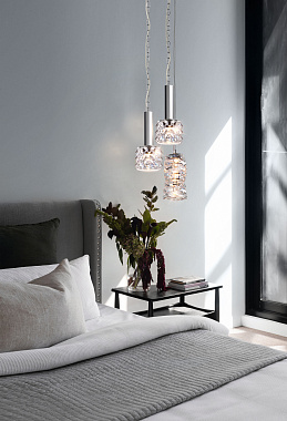 Светильник подвесной Maytoni Rock Me MOD027PL-01CH 40Вт E14
