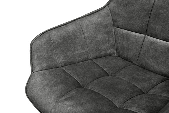 Кухонный стул поворотный AERO 56х61х85см велюр/сталь Art Grafite