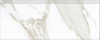 Бордюр KERAMA MARAZZI Алентежу FMF007R белый матовый обрезной 12х30см 0,036кв.м.