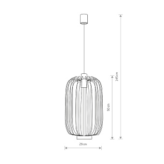 Светильник подвесной Nowodvorski Cage 6844 35Вт GU10