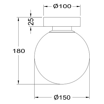 Бра Maytoni Basic form MOD321WL-01G1 40Вт E14