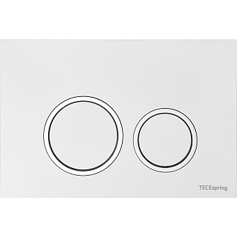 Комплект для установки подвесного унитаза Tece TECEspring S955103 с панелью смыва белый глянцевый