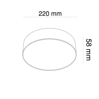 Светильник потолочный Maytoni Zon C032CL-L32MG4K 32Вт LED