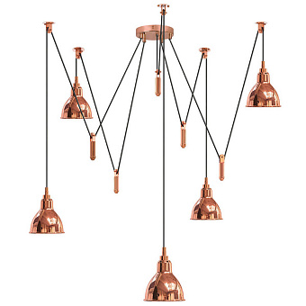 Люстра подвесная Lightstar Acrobata 761053 200Вт 5 лампочек E14