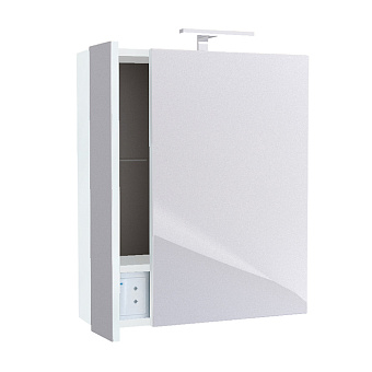 Шкаф зеркальный IDDIS New Mirro NMIR502i99 17х50х60см с подсветкой