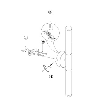 Светильник настенный Maytoni Axis MOD106WL-L10G3K 10Вт LED