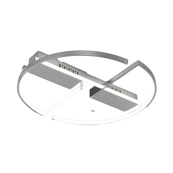 Светильник потолочный Eurosvet Griff 90233/2 хром 120Вт LED