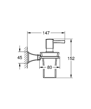 Дозатор GROHE Grandera 40627IG0 хром