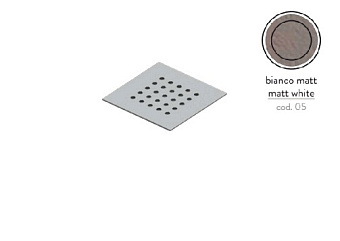 Решётка ArtCeram ACA072 05см bianco matt