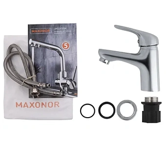 Смеситель для раковины Maxonor MN1077 хром