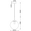 Светильник подвесной Arte Lamp VOLARE A1561SP-1PB 60Вт E27