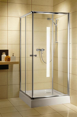 Угловое ограждение RADAWAY Classic 30050-01-02 185х90см стекло матовое