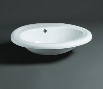 Раковина встраиваемая сверху SIMAS Top E Lavabi D'Arredo S51 bi*1 63х56см