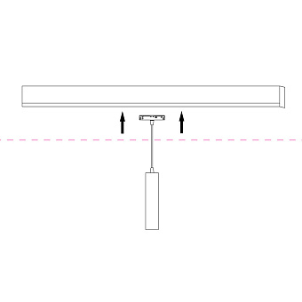 Магнитный трековый светильник Maytoni Track lamps TR016-2-12W4K-B 12Вт LED чёрный