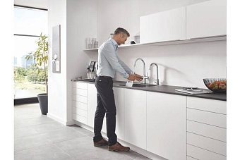 Смеситель для кухни GROHE Blue Professional 31607002 высокий излив хром