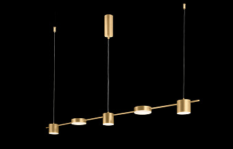 Светильник подвесной CRYSTAL LUX TRISTAN TRISTAN SP5 L1200 GOLD 40Вт LED