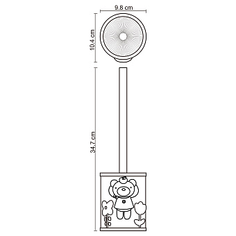 Ёршик WASSERKRAFT Lossa K-3427 синий