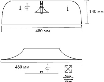 Светильник потолочный Sonex CONFY 7690/65L 65Вт LED