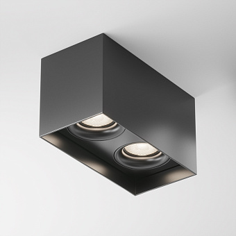 Светильник потолочный Maytoni Slim C015CL-02B 50Вт GU10