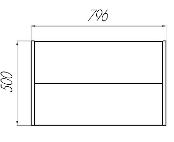 Тумба под раковину подвесная Акватон Брук 1A202001BCDF0 44х79,6х50см