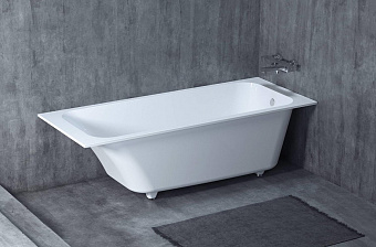 Ванна каменная SALINI ORLANDO 102012G S-Sense глянцевая 180х80см встраиваемая