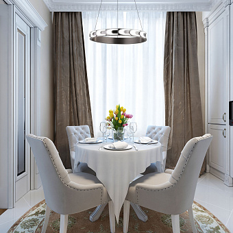 Светильник подвесной Eurosvet Chain 90163/1 сатин-никель 35Вт LED