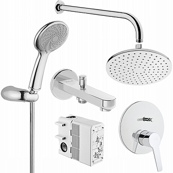 Душевая система VITRA Solid S A49287EXP хром