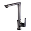 Смеситель для кухни Maxonor PL4085-7 поворотный излив чёрный