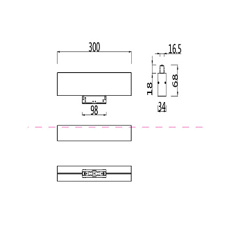 Магнитный трековый светильник Maytoni BASIS TR012-2-12W3K-B 10,4Вт LED чёрный