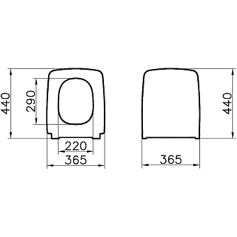 Сиденье для унитаза VITRA 122-083-009 с микролифтом