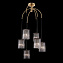 Светильник подвесной Maytoni Starfall MOD042PL-06BS 40Вт E14
