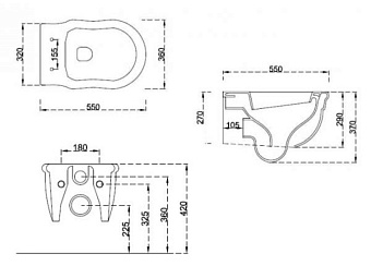 Унитаз подвесной CAPRIGO BORGO DW10 с микролифтом