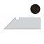 Плинтус Atlas Concord Италия MARVEL STONE ATES Nero Marquina Battiscopa Sag. DX 30х7,2см 0,259кв.м.