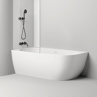 Ванна каменная SALINI SOFIA 102525M S-Stone матовая 170х85см угловая