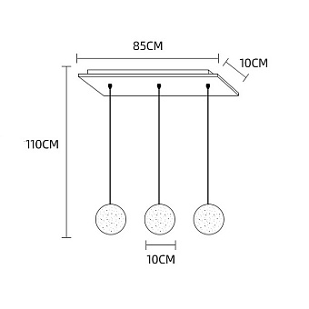 Светильник подвесной ImperiumLOFT Fresh 212164-23 90Вт G4