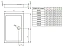 Душевой поддон RADAWAY Doros SDRD9080-05 90х80см