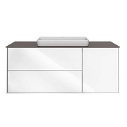 Тумба под раковину подвесная KERAMA MARAZZI Plaza Modern PLB.M.120.3\WHT 48х117х51,1см