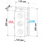 Смеситель для душа RGW Shower Panels 21140541-31 SP-41 хром