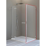 Боковая стенка душевого угла RADAWAY Arta S1 100 200х100см стекло прозрачное