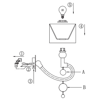 Светильник настенный Maytoni Bubble Dreams MOD603-01-N 40Вт E14