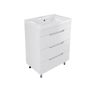 Тумба с раковиной MIRSANT Soho УТ000072521 38х56,5х70см