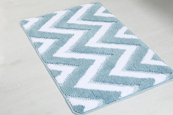 Коврик для ванной FIXSEN River FX-5004C 50х80см голубой