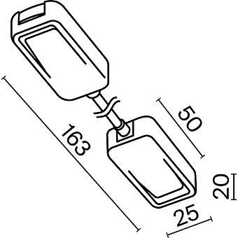 Коннектор Maytoni TRA084CPC-W-12 белый для однофазного трека