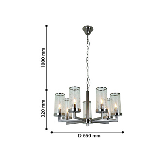 Люстра подвесная Favourite Assembly 2374-7P 280Вт 7 лампочек E14