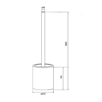 Ёршик IDDIS Optima Home BRU02POi47 хром