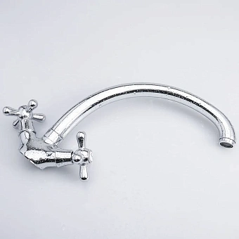 Смеситель для кухни Maxonor MN4325 поворотный излив хром