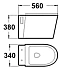 Сиденье для унитаза MELANA 800-В2380В с микролифтом