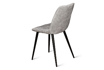 Кухонный стул AERO 46х60х87см сталь/экозамша Snow