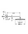 Верхний душ GROHE Rainshower Mono 310 Cube 26564DC0 сталь